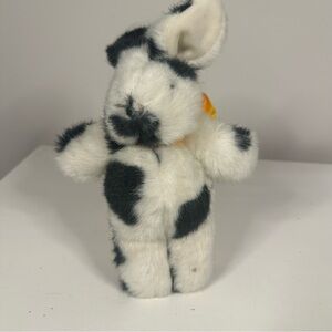 1991 HARVEY Spotted Easter Bunny Rabbit, North American Bear Co,Cow Fur Muffy